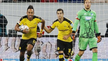A fase iluminada de Aubameyang: mais um gol e recorde histórico da Bundesliga