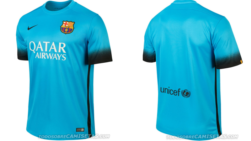 Novo uniforme alternativo do Bar&ccedil;a (Divulga&ccedil;&atilde;o)