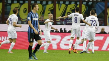 Pragmatismo deu lugar às falhas, e a Inter foi atropelada pela Fiorentina em 20 minutos