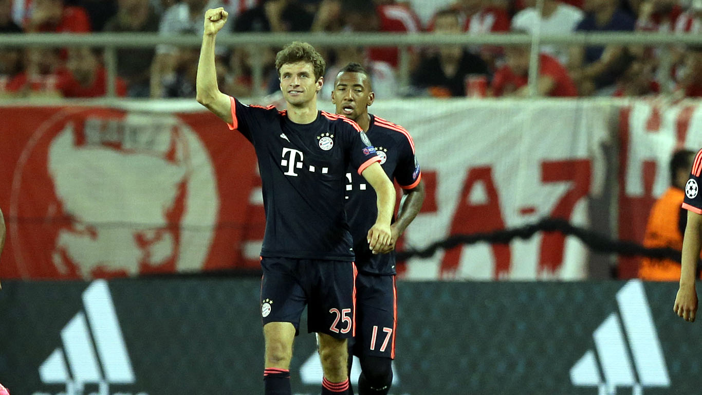 A vit&oacute;ria do Bayern valeu mais pelo gola&ccedil;o (mesmo sem querer) de M&uuml;ller