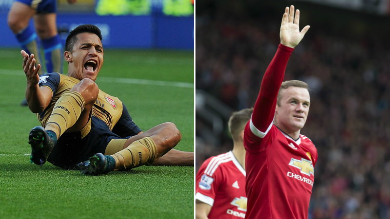 Tripleta para S&aacute;nchez e al&iacute;vio para Rooney: foi o dia dos contestados lavarem a alma