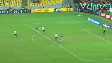 Gustavo Scarpa fez um golaço para qualquer torcedor no Maracanã aplaudir