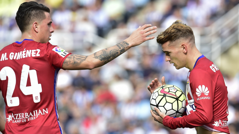 Griezmann arrancou do meio do campo para refor&ccedil;ar a lei do ex com um gola&ccedil;o