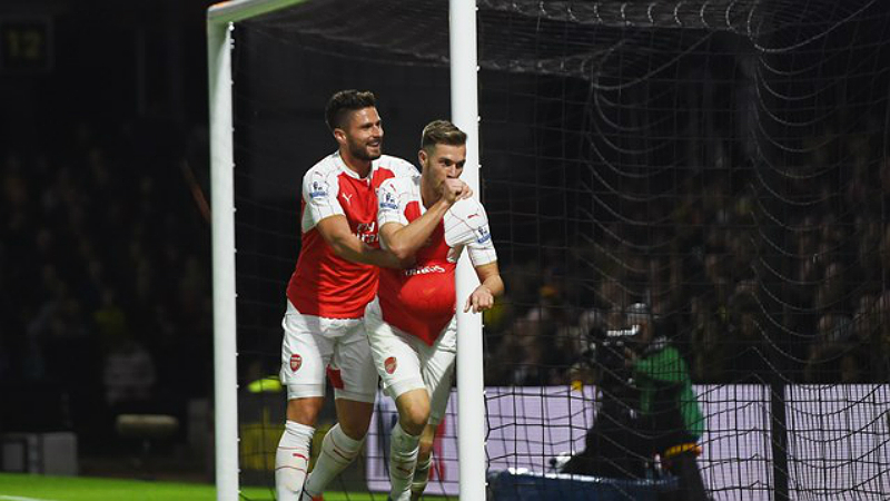 Grande trunfo na vit&oacute;ria do Arsenal contra o Watford foi a paci&ecirc;ncia