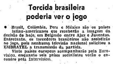 ajax x juventus - 1973 - sem TV