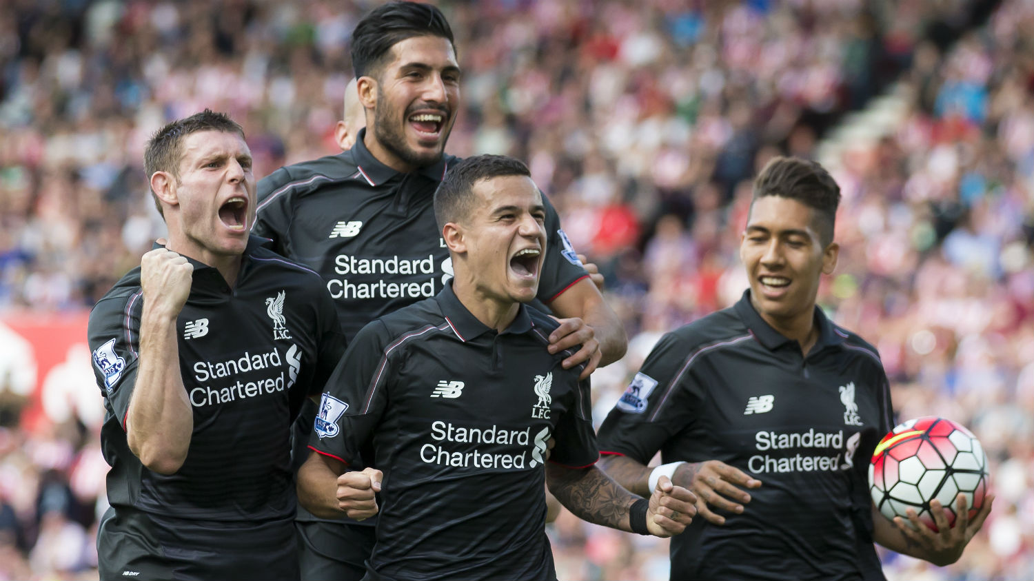 O Liverpool liderado por Coutinho (Foto: AP)
