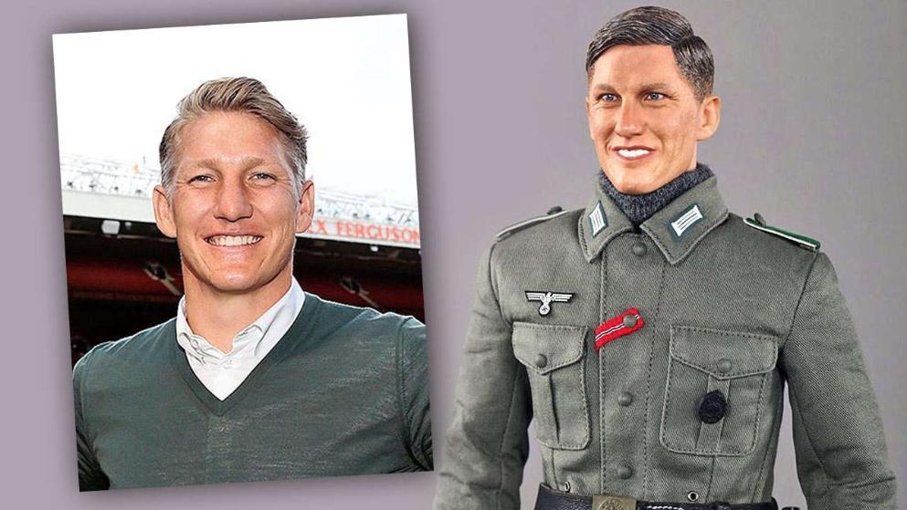 Criadores do boneco nazista Bastian juram que semelhan&ccedil;a com Schweinsteiger &eacute; s&oacute; coincid&ecirc;ncia