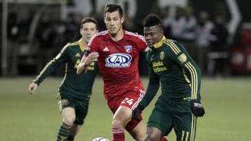 Timbers saiu em vantagem na final da Conferência Oeste com um golaço do Asprilla (mas não é aquele)