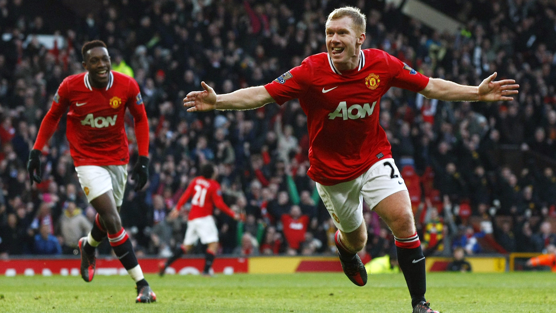 Nos 41 anos de Paul Scholes, uma sele&ccedil;&atilde;o de gola&ccedil;os do meio-campista lend&aacute;rio do Manchester United