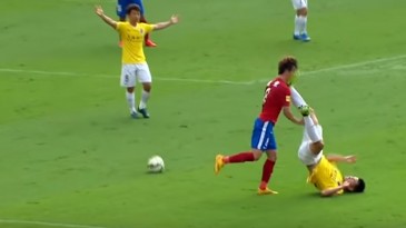 As melhores faltas do Campeonato Chinês rendem algumas boas risadas