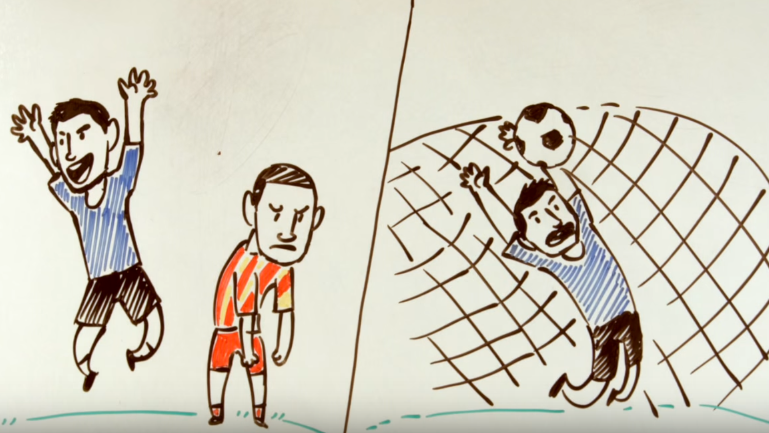 [V&iacute;deo] A carreira de Luisito Su&aacute;rez recontada em desenho animado