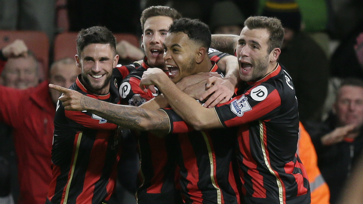 O Bournemouth terminou de afundar o United para refor&ccedil;ar seu momento dos sonhos