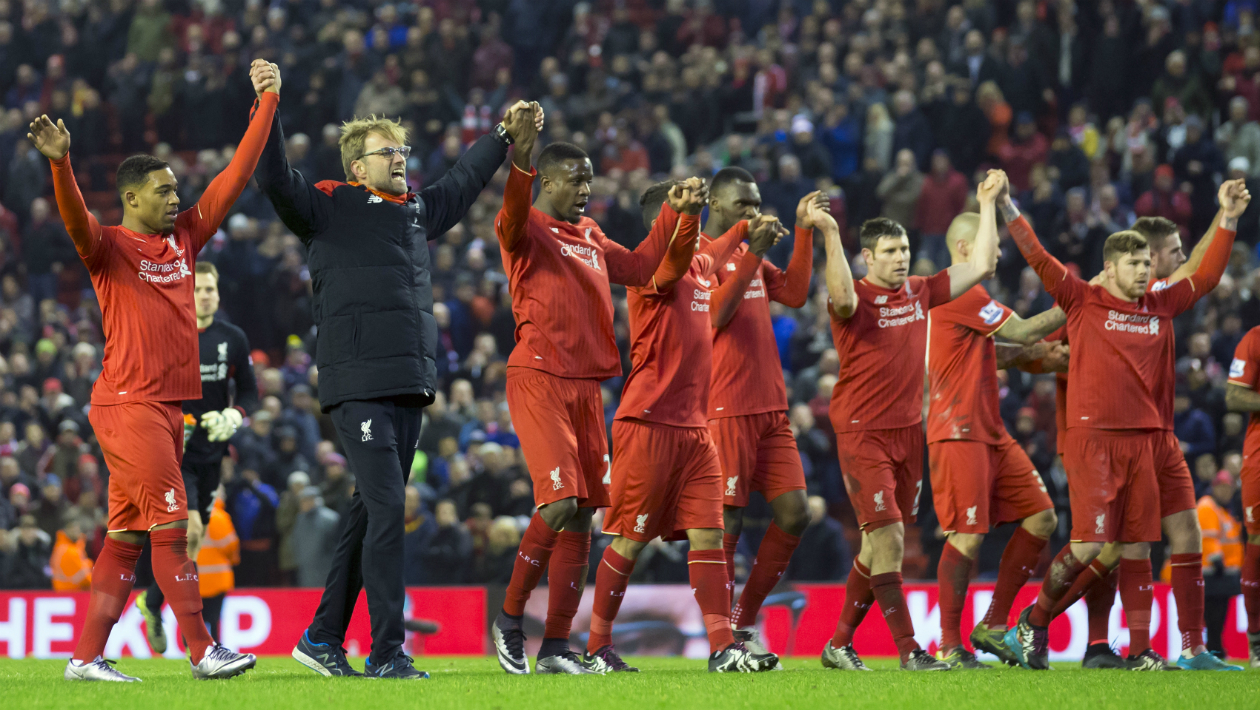 Origi contou com a sorte para evitar uma derrota quase certa do Liverpool aos 51 do segundo tempo