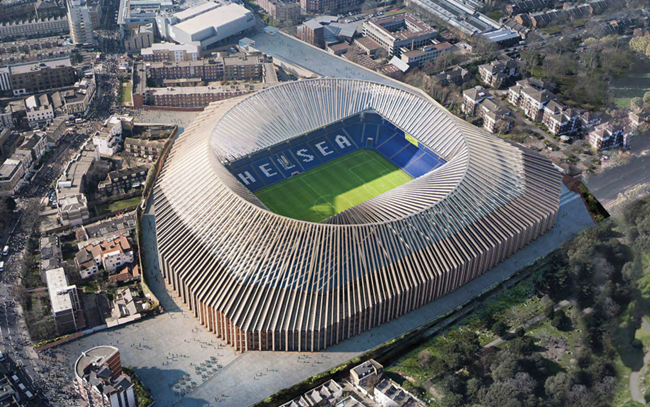 Chelsea quer demolir est&aacute;dio e construir um novo com 60 mil lugares