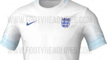 Inglaterra deixa o estilo clássico um pouco de lado na nova camisa para a Eurocopa