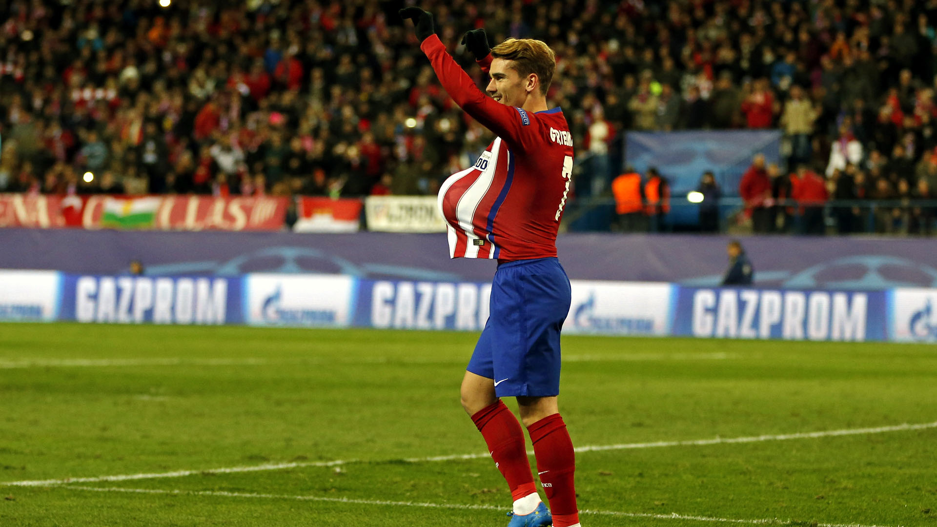 Griezmann, artilheiro do Atl&eacute;tico de Madrid (AP Photo/Daniel Ochoa de Olza)