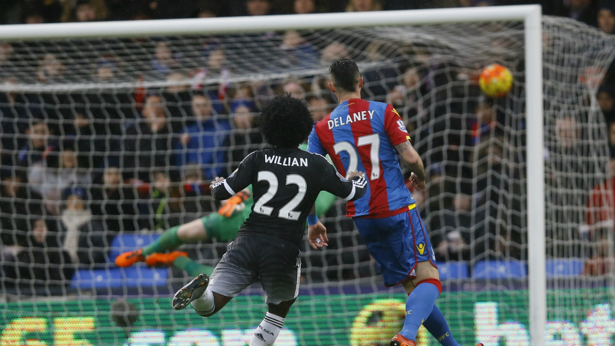 Vit&oacute;ria sobre o Palace mostra que tudo mudou no Chelsea, exceto o protagonismo de Willian