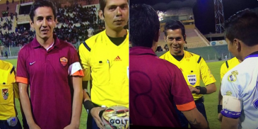 Com números pintados à mão, clube boliviano usa camisa da Roma em jogo da primeira divisão