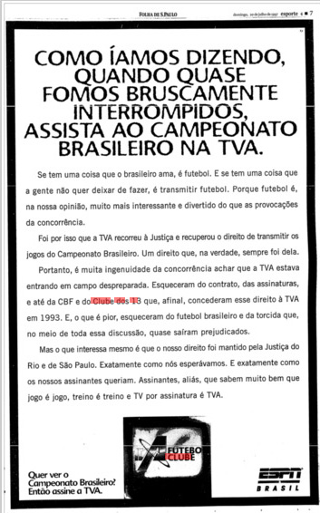 An&uacute;ncio TVA