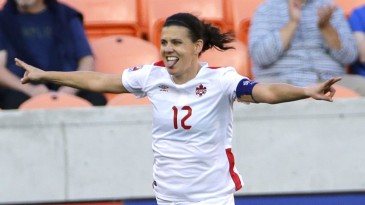 Esta pintura de Christine Sinclair ajudou a colocar o Canadá nas Olimpíadas do Rio