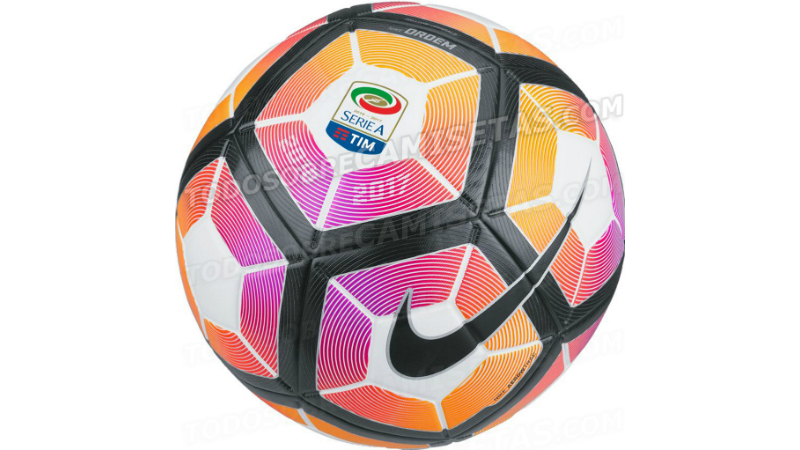 Bola da Serie A 2016/17 (Reprodu&ccedil;&atilde;o)