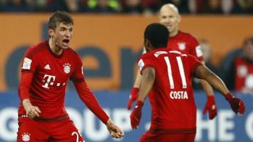 Müller rechaçou zebra com golaço espetacular de puxeta para decretar virada do Bayern