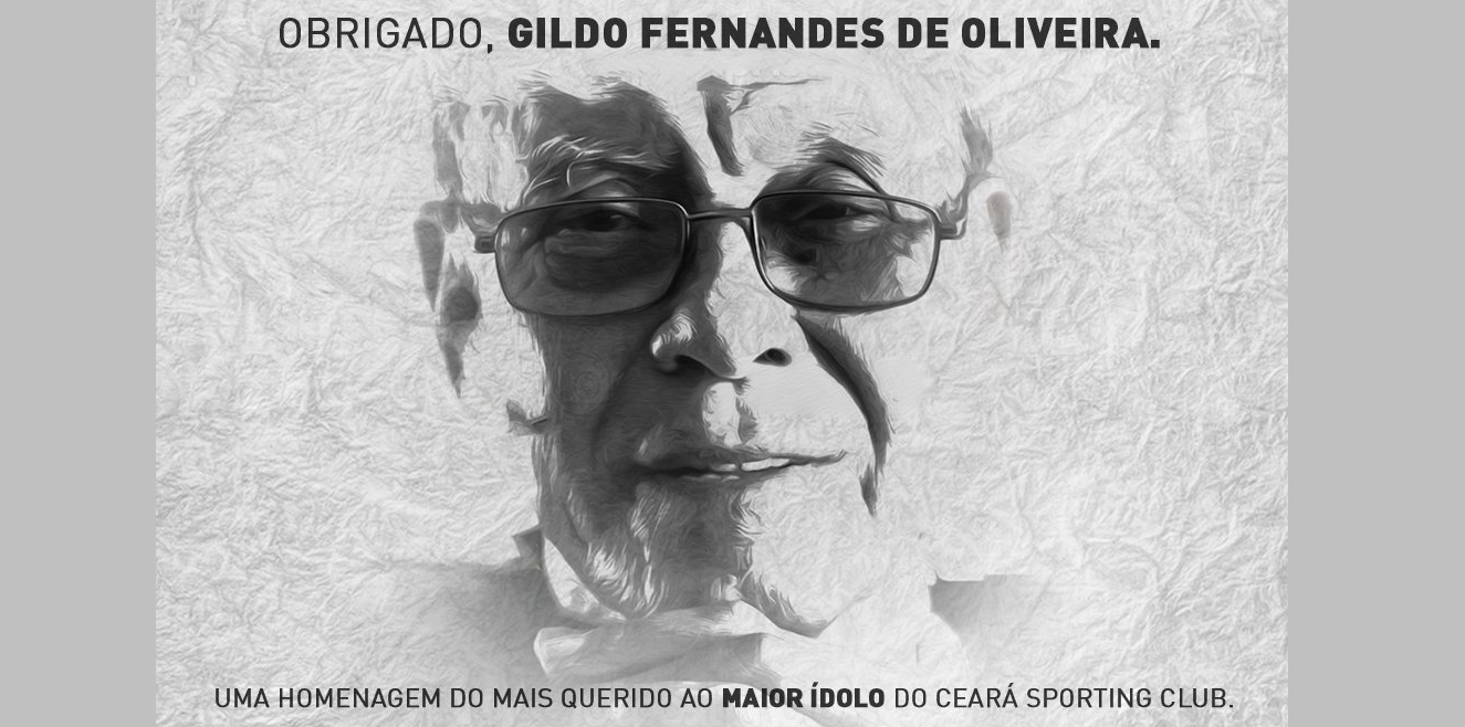 No cl&aacute;ssico e at&eacute; no Google, o Cear&aacute; reverenciou a mem&oacute;ria de Gildo, seu maior &iacute;dolo
