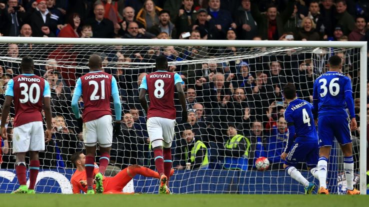 O p&ecirc;nalti que deu o empate ao Chelsea causou muita reclama&ccedil;&atilde;o e n&atilde;o foi por acaso