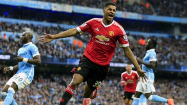 Com City e United em baixa, quem brilhou no dérbi de Manchester foi Rashford