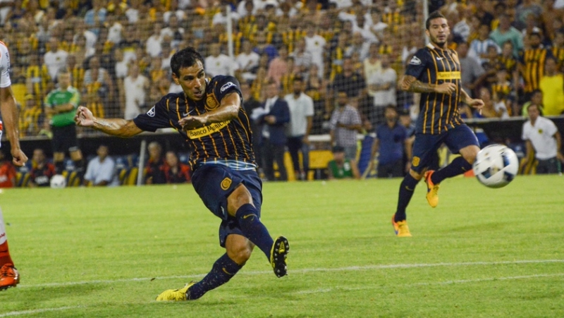 O Rosario Central finalmente venceu, com direito a goleada e a pintura de Herrera