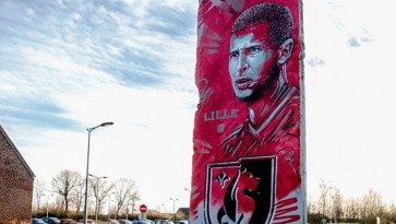 O Lille transformou o seu CT em uma galeria de arte de rua, com pedaços do Muro de Berlim