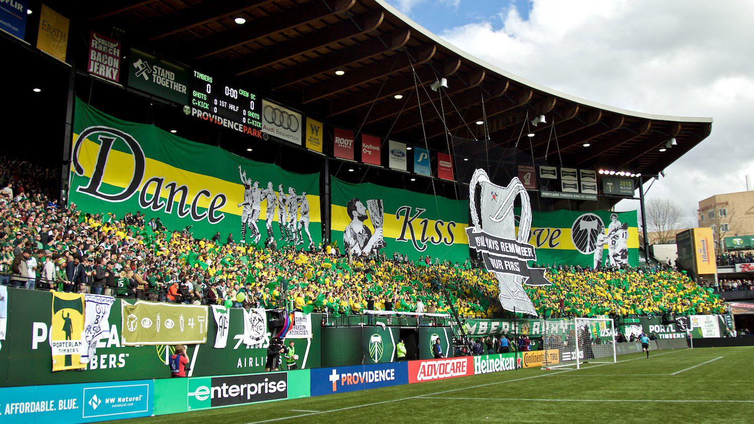 Voc&ecirc; sempre se lembra da primeira vez: o mosaico do Timbers na estreia da MLS &eacute; brilhante