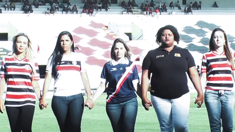 Santa Cruz, Coritiba, Ponte e Flu entenderam o significado do Dia da Mulher