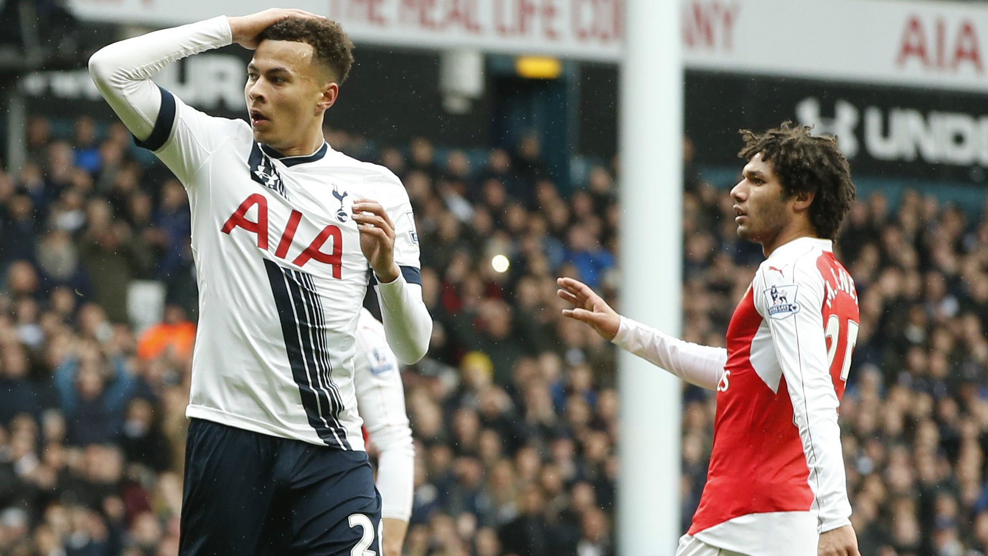 Tottenham 2 x 2 Arsenal (Foto: AP)
