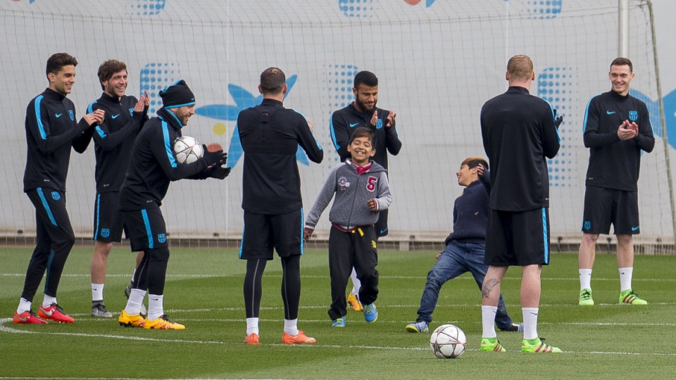 ENTRENO FCBARCELONA 15-3-2016 FOTOGRAFIA: JOAN MONFORT