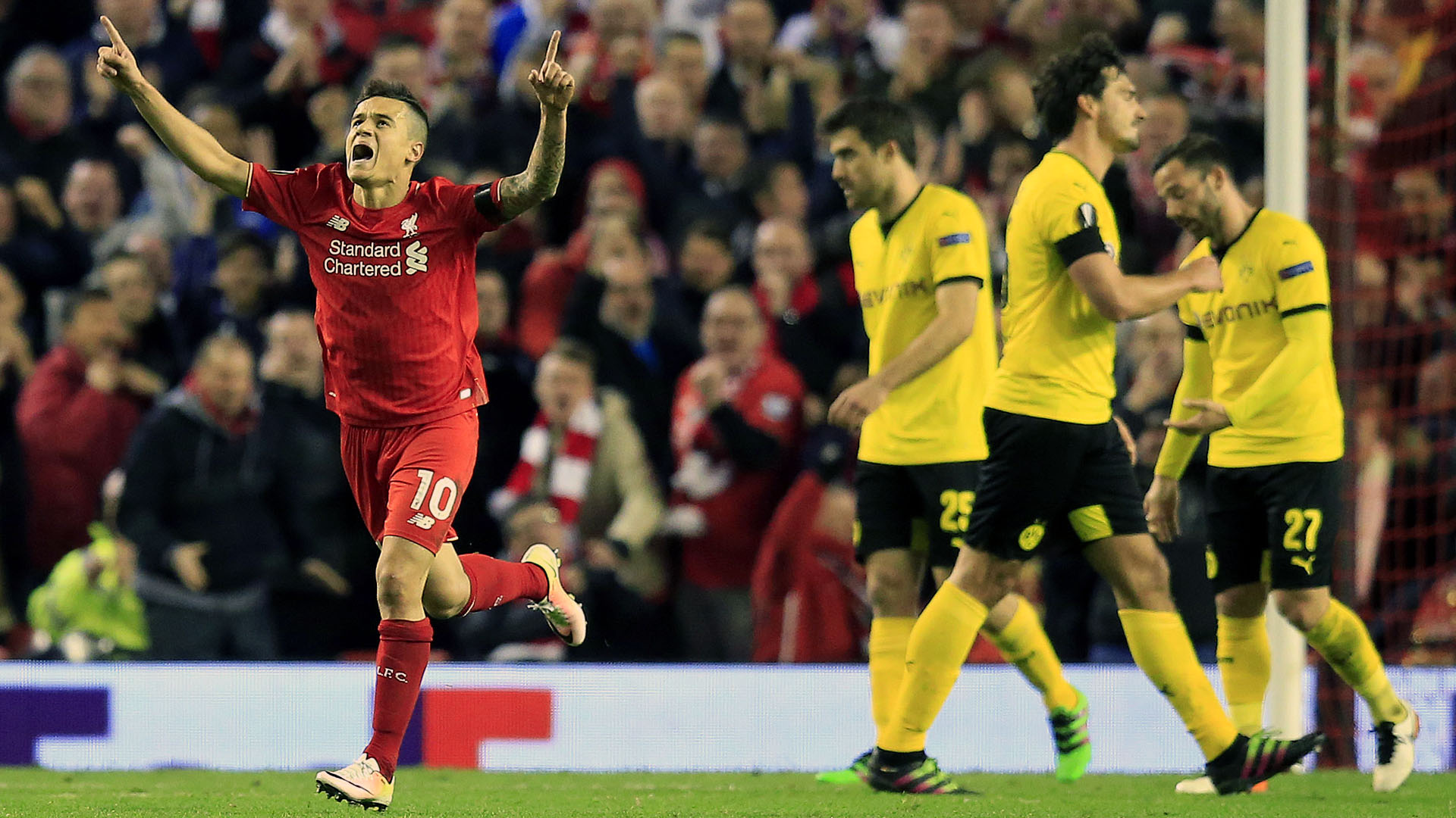 Liverpool &agrave; imagem de Klopp foi todo cora&ccedil;&atilde;o para fazer o inacredit&aacute;vel contra o Dortmund