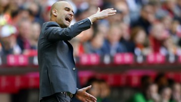Guardiola chega a 100 jogos de Bundesliga com 80 vitórias, mas tetra fica para outro dia