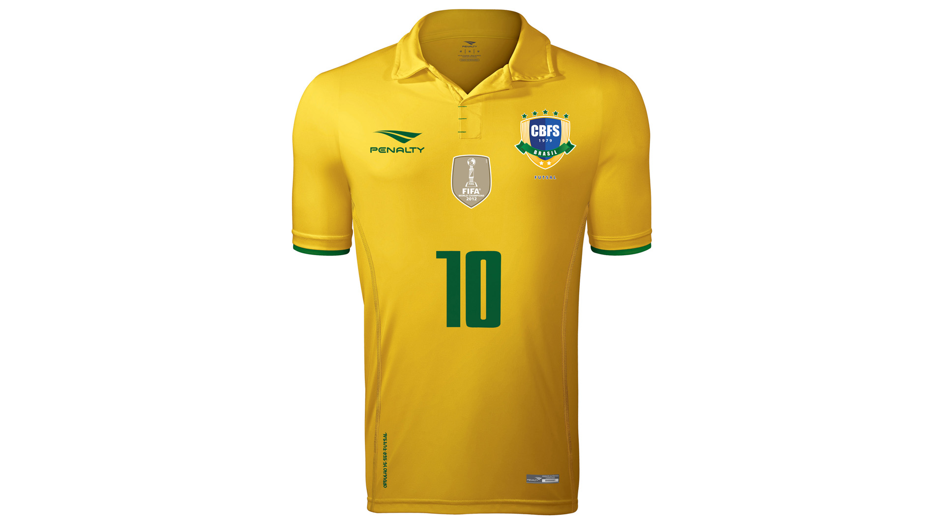 Camisa 1 da sele&ccedil;&atilde;o brasileira de futsal (Foto: divulga&ccedil;&atilde;o)