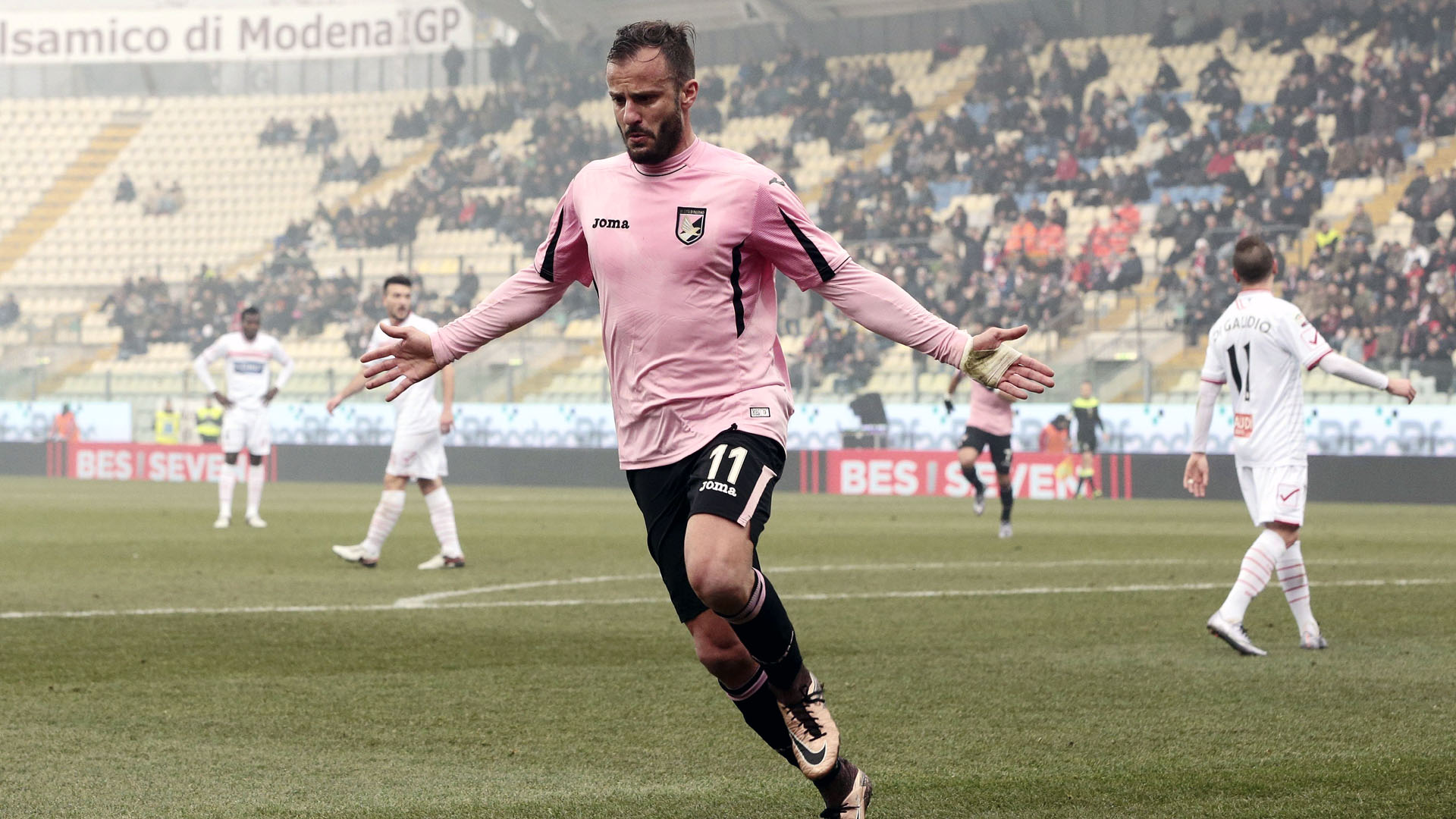 Alberto Gilardino, do Palermo (Elisabetta Baracchi/ANSA via AP Photo)