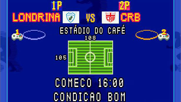 Na volta &agrave; S&eacute;rie B, Londrina mostra escala&ccedil;&atilde;o do time no estilo International Superstar Soccer