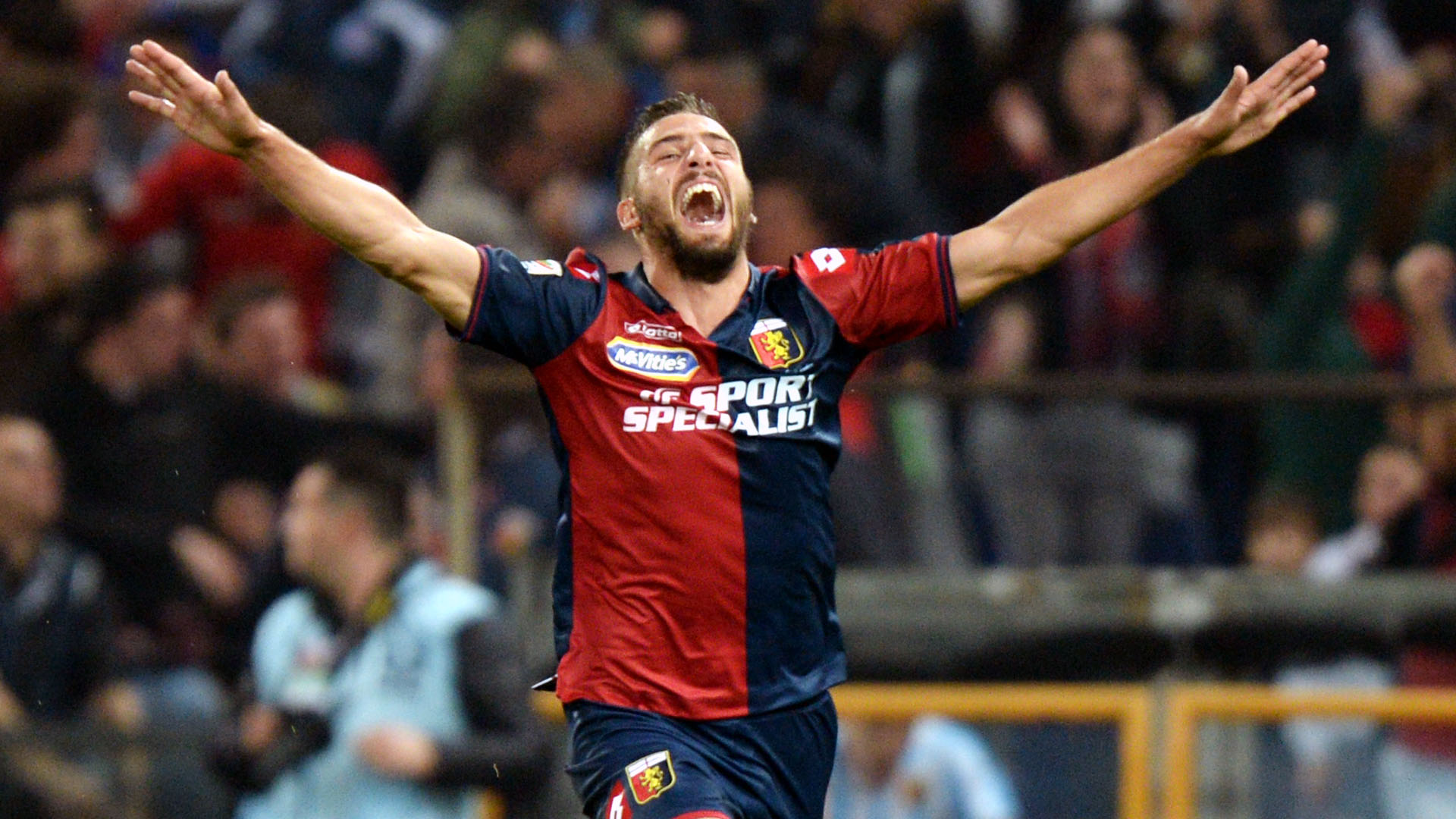 Leonardo Pavoletti, do Genoa (AP Photo/Tano Pecoraro)