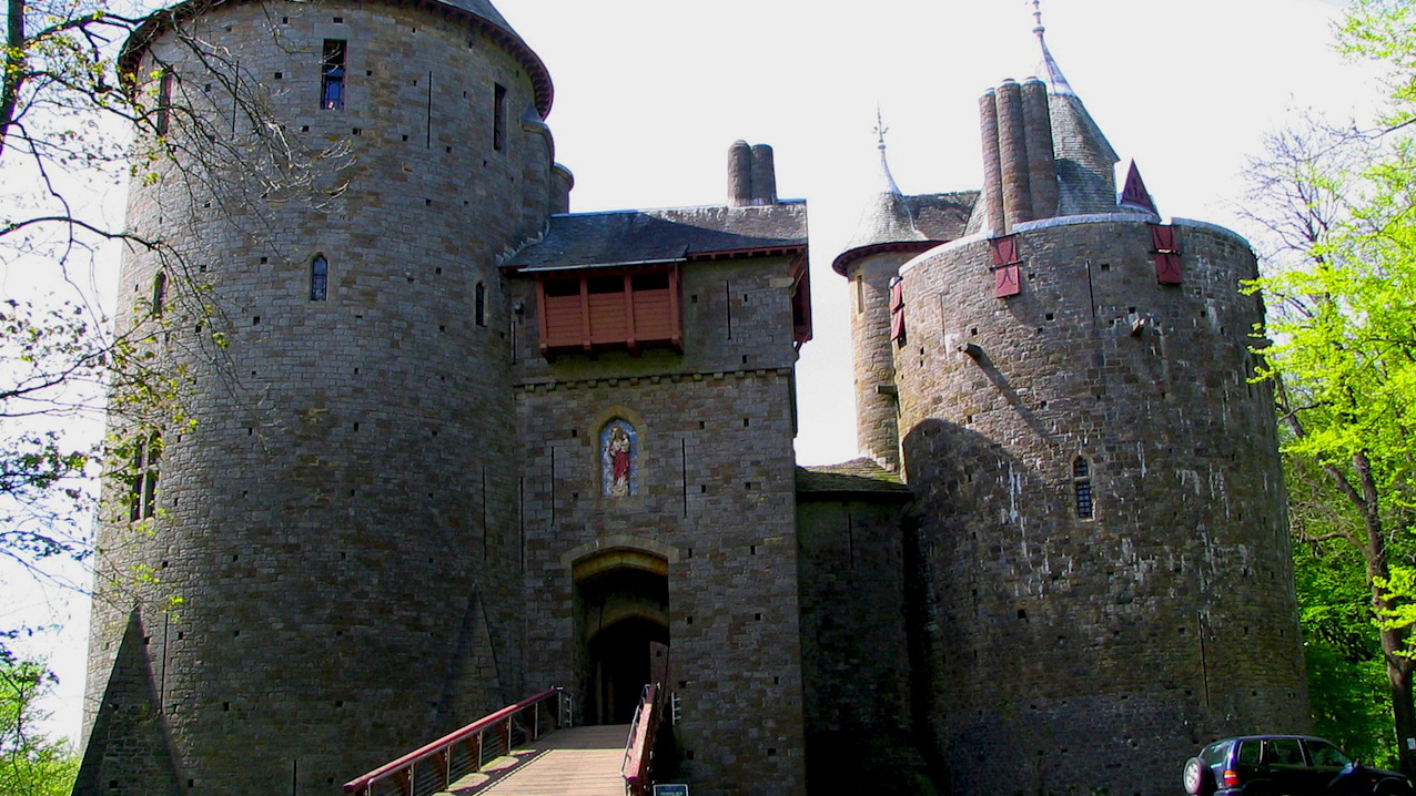 Castle Coch, um dos pontos tur&iacute;sticos de Gales