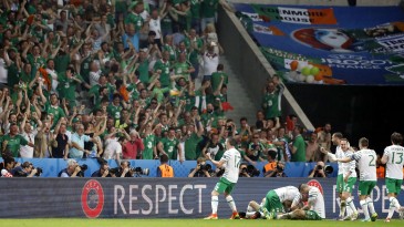 A zoeira sobrevive: Irlanda e sua torcida vão com tudo contra França