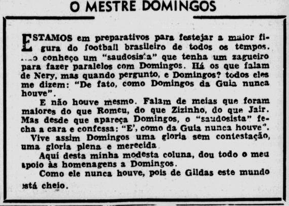 O Mestre Domingos