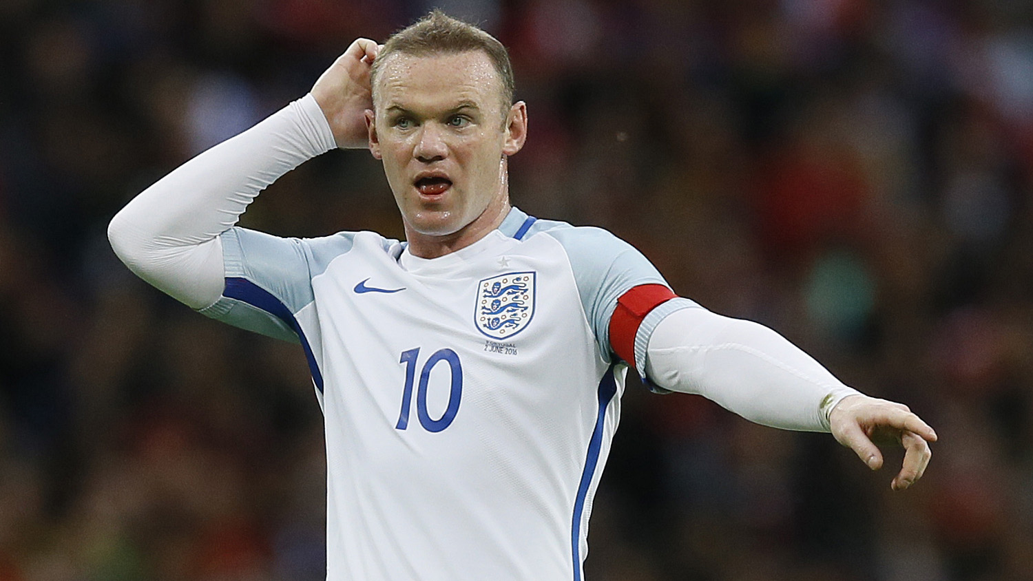 Wayne Rooney, capit&atilde;o da Inglaterra (Foto: AP)