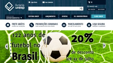 Livraria Unesp traz promoção de livros para comemorar os 122 anos de futebol no Brasil