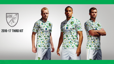 Norwich ativa nostalgia com uniforme inspirado nos anos 90 que lembra um pijama