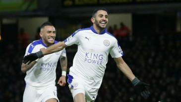 Mahrez retoma de onde parou e faz outro golaço com a sua marca