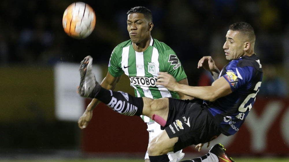 Com paci&ecirc;ncia, Atl&eacute;tico Nacional controla, mas leva gol no fim que deixa final aberta