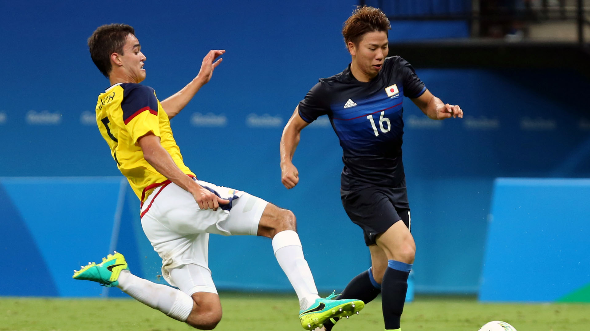 O Jap&atilde;o se salvou da derrota para a Col&ocirc;mbia com dois belos gols